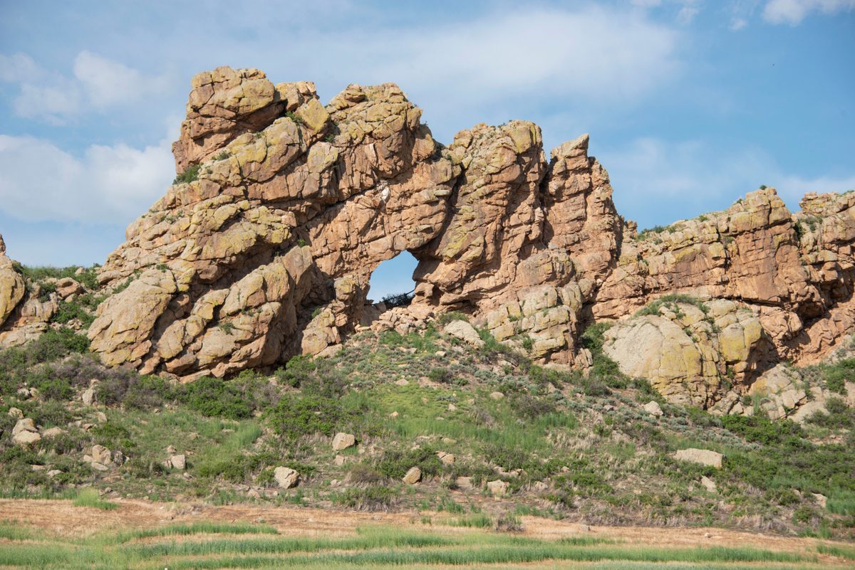 Devil's Backbone rock formation near Loveland, Colorado