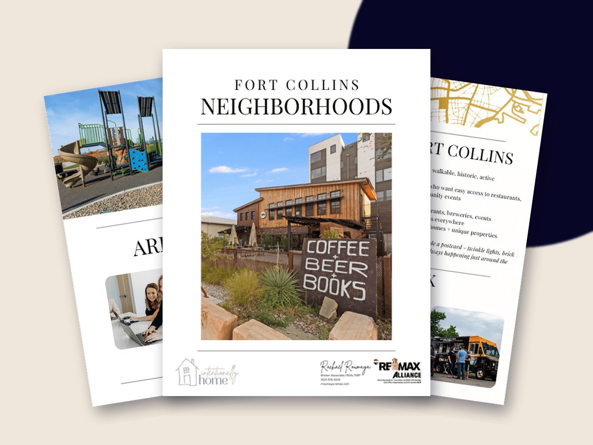 Neighborhood Guide Template preview pages